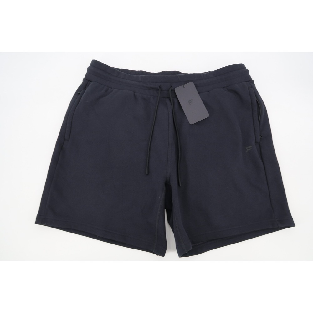 Fabletics Mens XXL Shorts The Lightweight Go-To Short Black Solid 2XL New‎